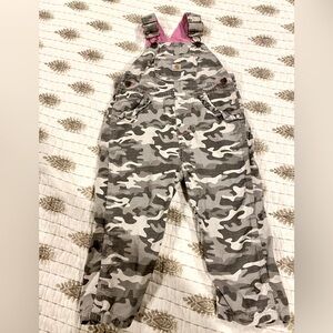 Infant Carhartt Camo Bibs Sz 2T